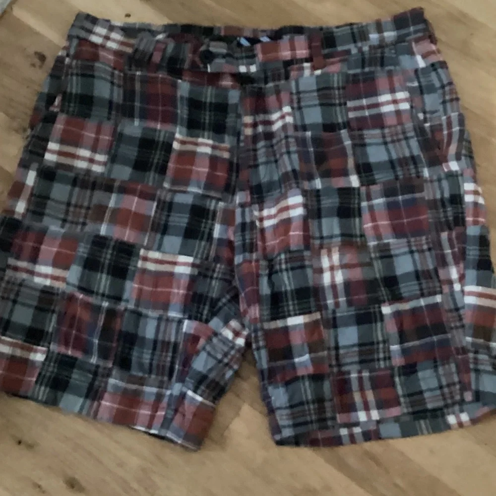 Brooks Brothers Plaid Madras Patchwork Shorts - size 36